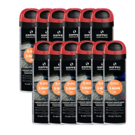 Kaste SOPPEC S MARK marķēšanas krāsa Sarkanā (12 gab.)